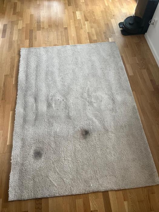 Heltäckningsmatta: Före och efter - Före